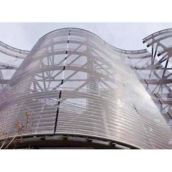 Metal Conveyor Belt - Fashionable As Building Facade