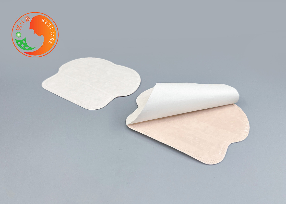 Non Washable Disposable Underarm Perspiration Pads Convenient Dryness