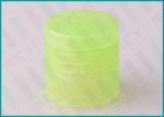 Green Lotion / Shampoo Plastic Bottle Flip Cap 20/415 With Leakage Prevention