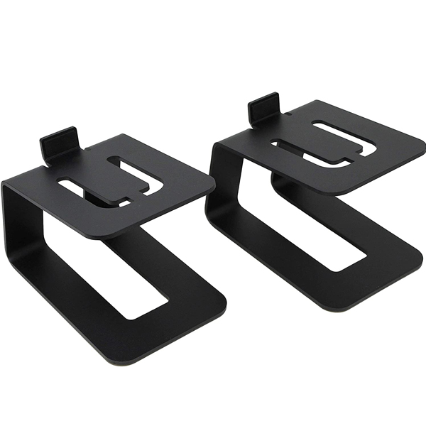 Professional Metal/Aluminum Non-folding Rack for White Studio Monitor Speaker Stands