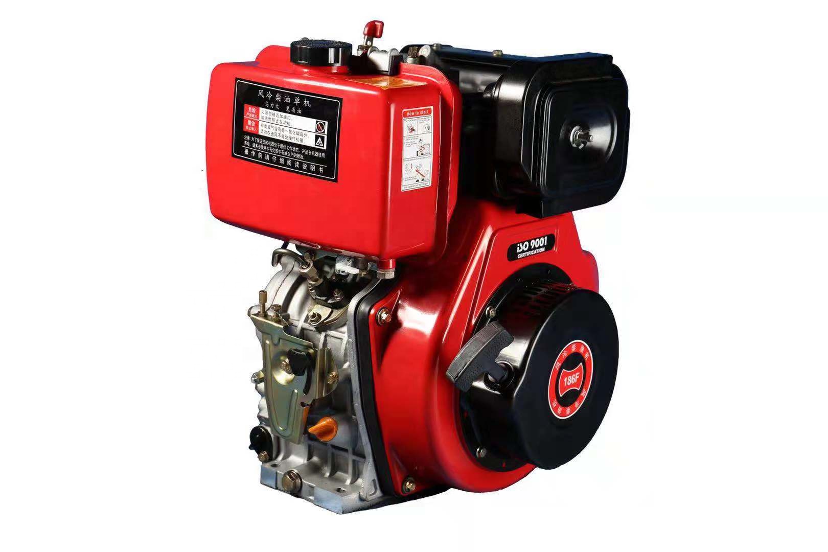 Vertical Air Cooled Engines 4 Stroke Direct Injection Engine Assembly