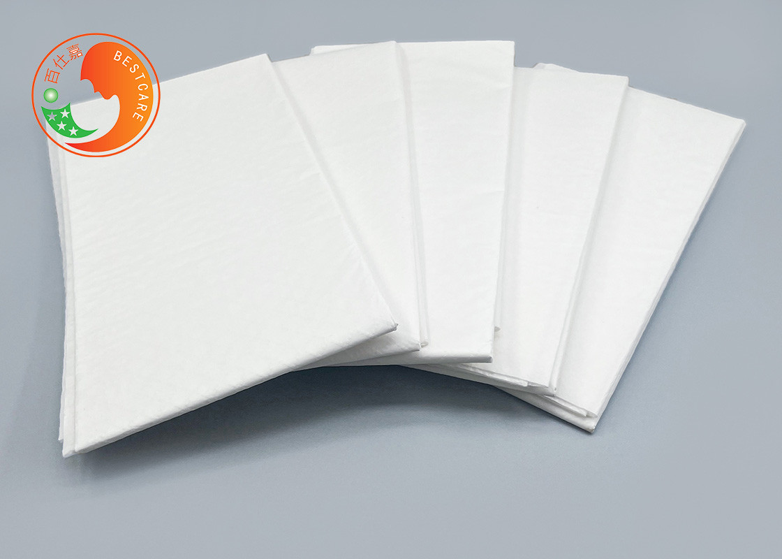 Biodegradable Disposable Baby Changing Mats Anti Stain PE Film Disposable Changing Sheets
