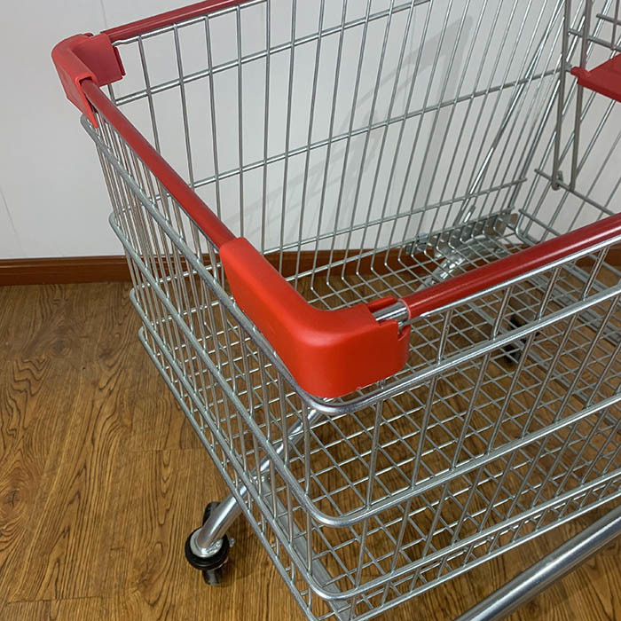 125L Retail CE Certificate Elevator Wheel Steel Shopping Cart