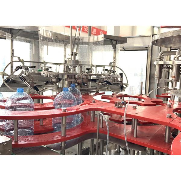High Speed Bottled Water Production Line , Rinsing Filling And Capping Machine