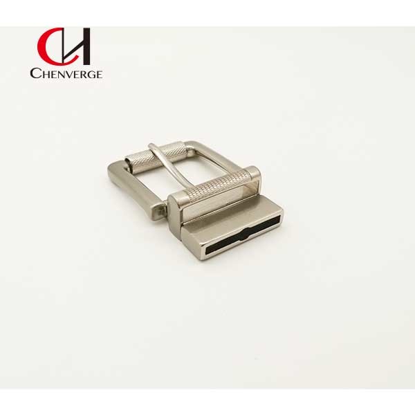 Chenverge Silver Dress Belt Buckles , Lightweight Nickel Reversible Belt Buckle