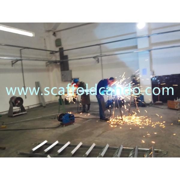 Q235 galvanized scaffolding frame system stair case 420*2515 8 steps ladder can match 1219*1700mm frame