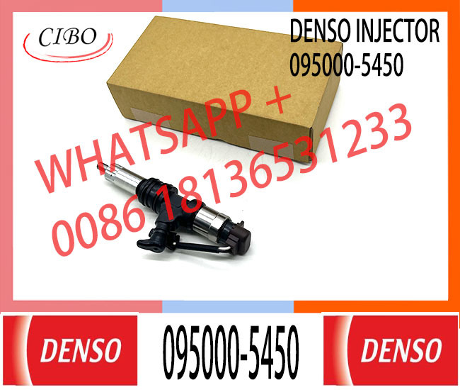 New Injector Common Rail Injector 095000-5450 compatible with Mitsubishi 6M60 Fuso ME302143 Fuel Injector 095000-5450