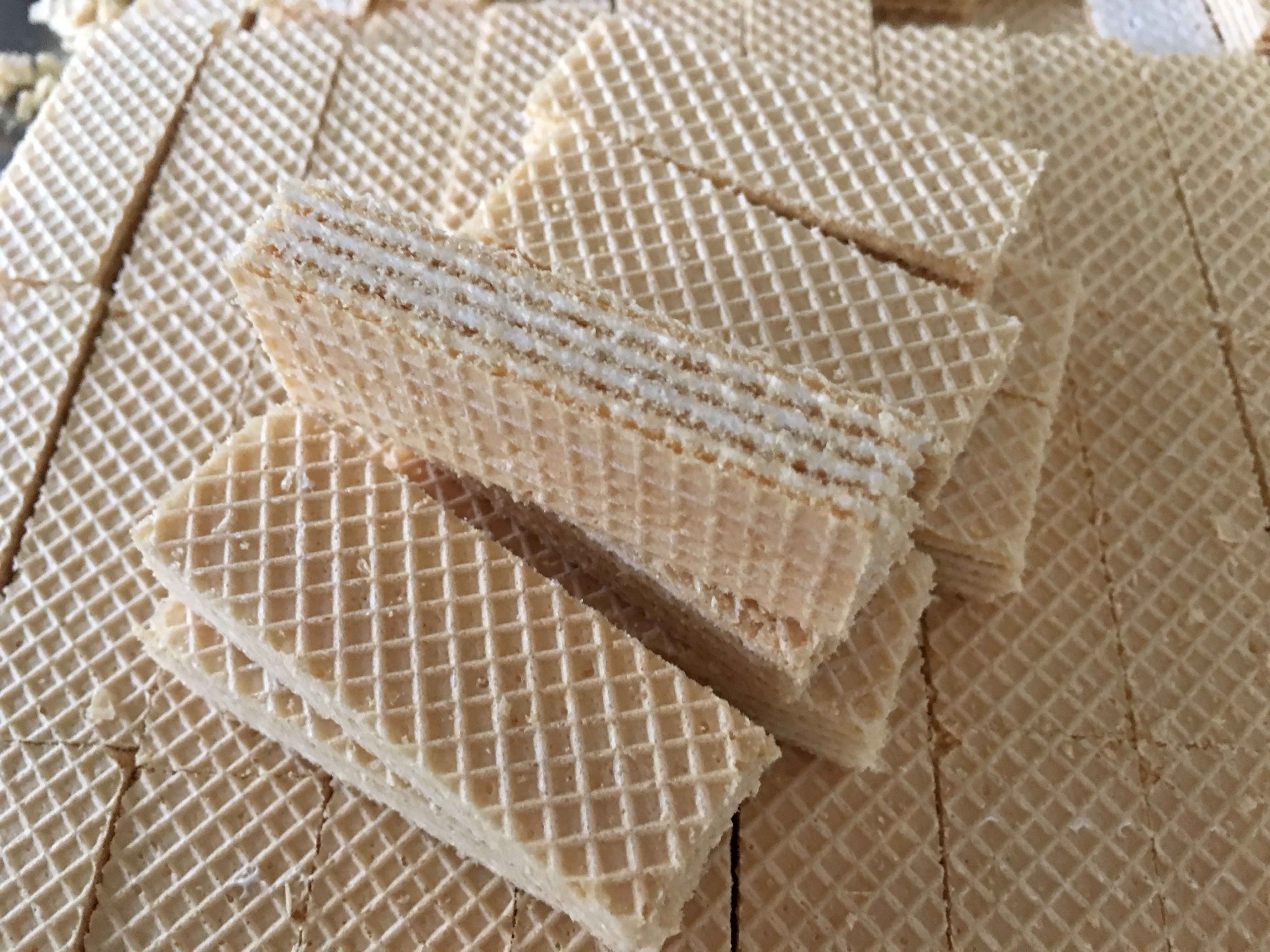 Energy Saving SUS304 Wafer Biscuit Making Machine / Wafer Baking Machine