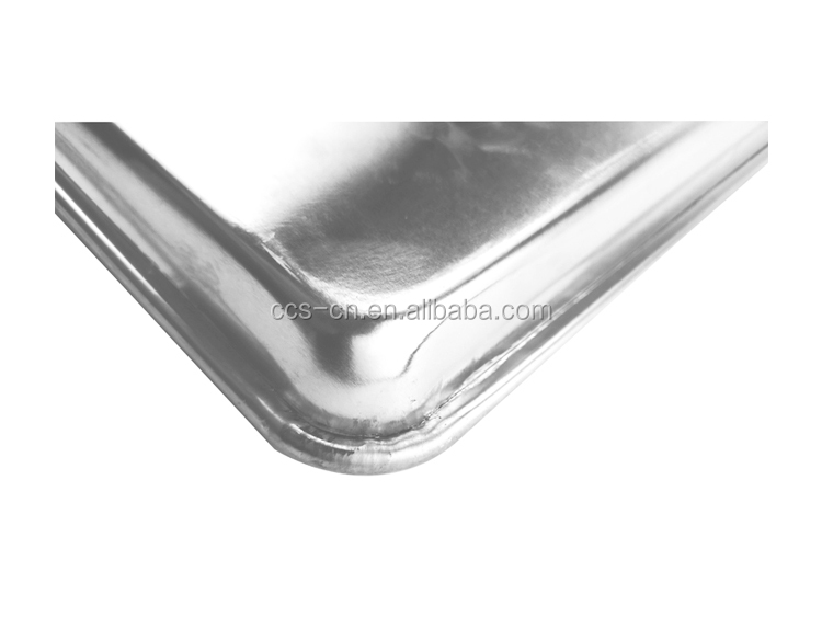 commercial 18''*13''*1'' 1.2mm rectangle baking bread tray burger or hamburger or hot dog bun baking pan aluminium bread pan