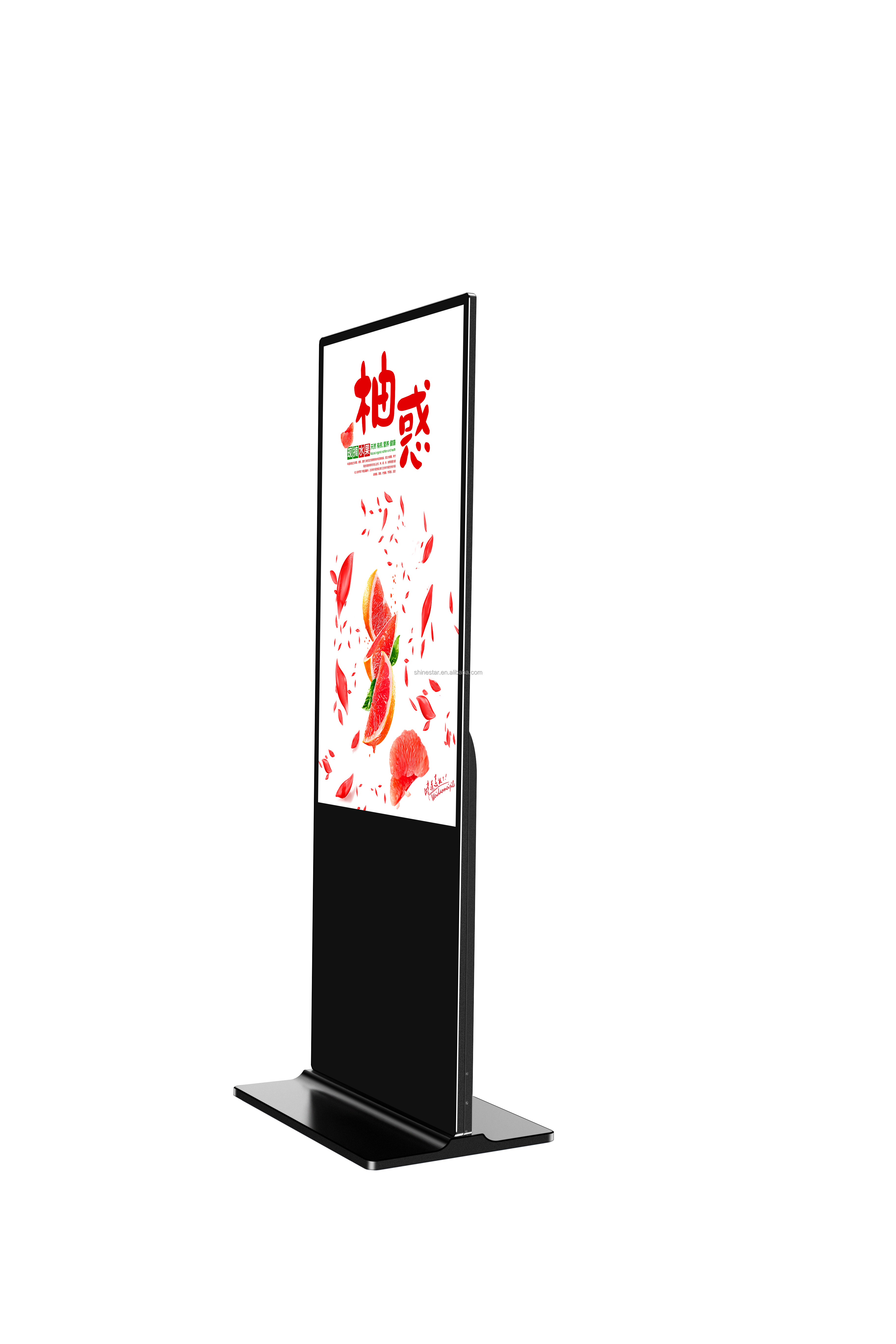 49" 50" inch Alone standing interactive self-service terminal computer kiosk with capacitive touchscreen