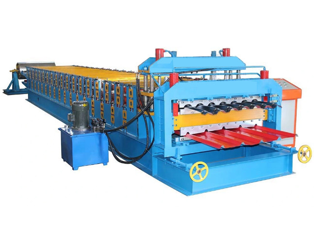 1300mm Ppgi Double Layer Roll Forming Machine Automatic Metal Roof Panel