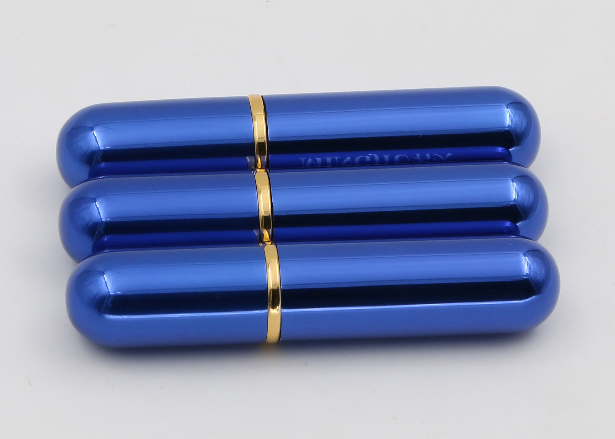 Blue Mini Perfume Atomiser 10ml Gift Pocket Size Food Industry Support