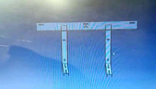 9000 Suitable White Metal Wall Mounting Bracket for Air Conditioner Easy to Install