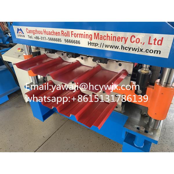 Double Layer Trapezoidal Roll Forming Machine Including A Long Span 762 Trapezoid And IBR686