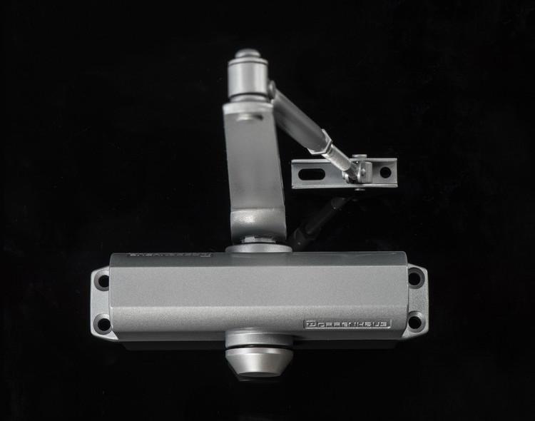 Overhead Aluminum Door Closer Size 4 , Regular Arm Door Closer Jamb Mounted