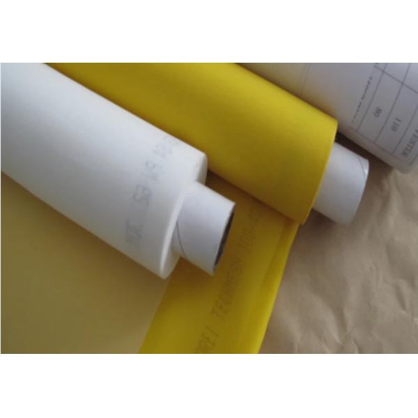 Buy cheap 120T 50m White Fabric Polyester Screen Printing Mesh product