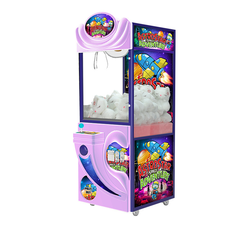 Toy Vending Claw Crane Machine Adjustable 31 Inches Size Blue Color