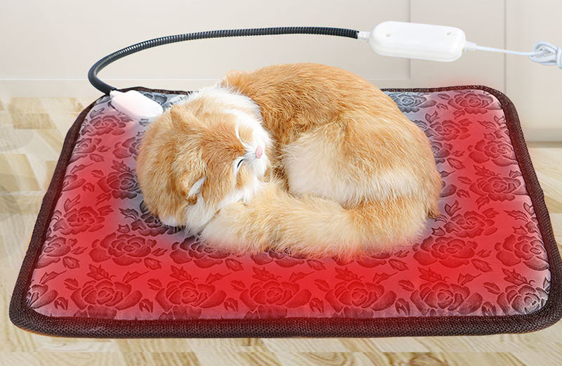 Pet Electric Heated Pad Graphene Film Material 45degree 3level Temperature Control