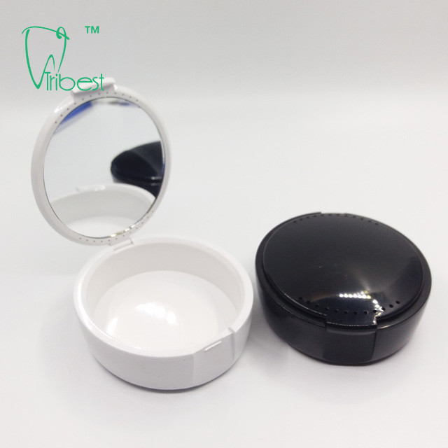 PP Plastic Dental Denture Box With Mirror
