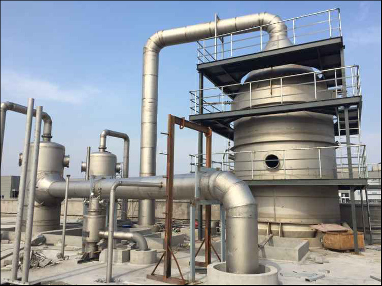 Multi Effect Falling Film Vacuum MVR Evaporator / Single Effect Evaporator