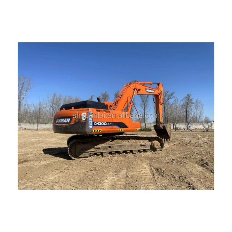 Used Doosan DH300lc -7 Super Excavator with High Slope Efficiency and Good Cab Sealing