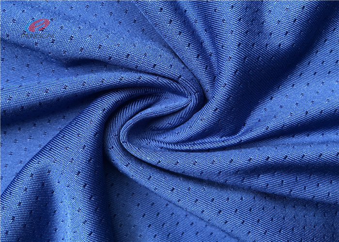Plain Deyed Sports Mesh Fabric Clothing Material Knitting Shrink - Resistant
