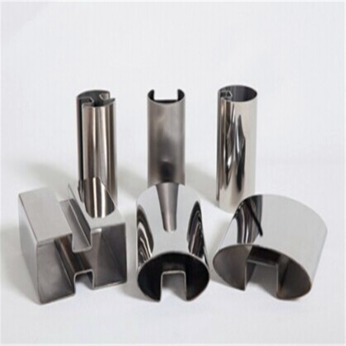 304 316 stainless steel channel tube and pipe for glass railings with mirror or hairline finish