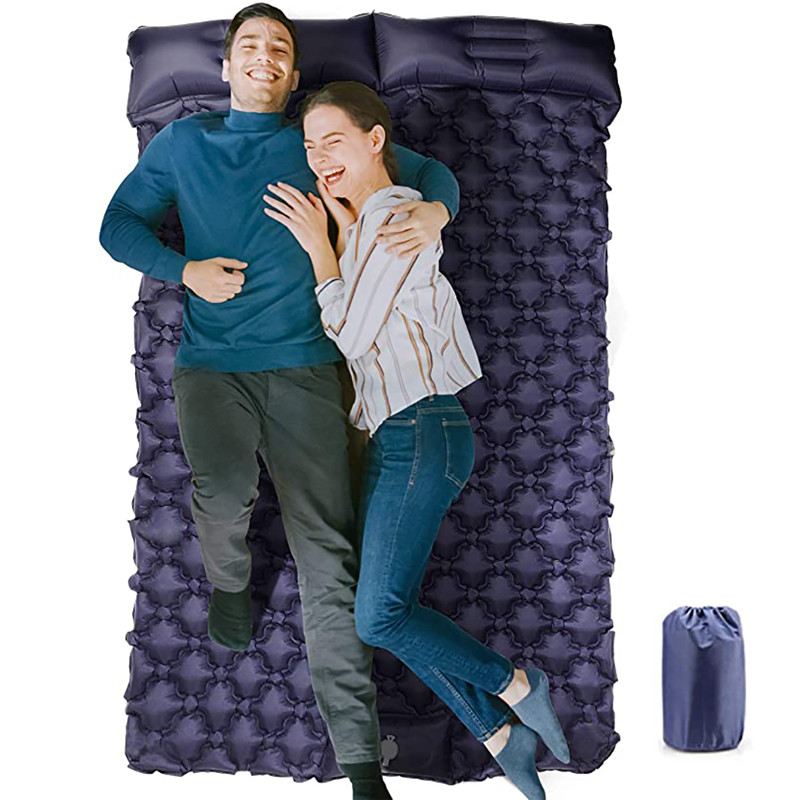 Waterproof Compact Built In Air Pump TPU Two Person Camping Sleeping Pad