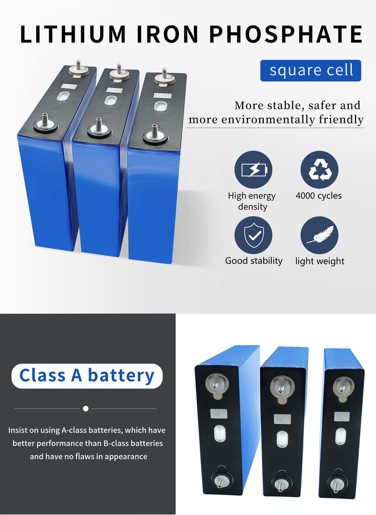 Lifepo4 Car Boats LFP Battery Cells 3.2V 230ah Solar Energy Storage Battery