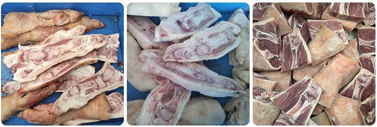 SUS 304 Vertical Bone Sawing Machine Meat Bone Slicer 300-500kg/H