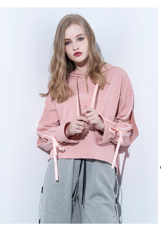 OEM Fashion Hoodie Clothing Women Embroidery