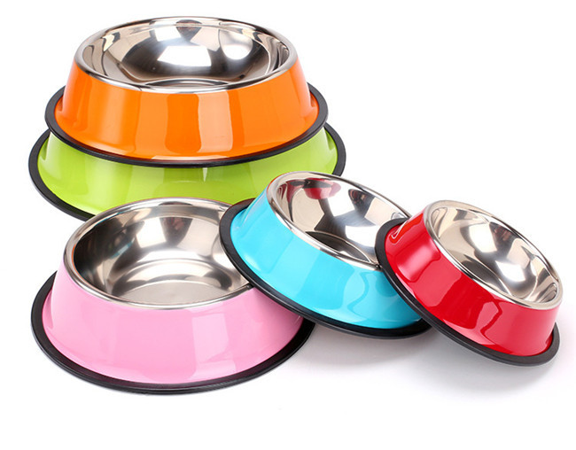 Non Slip 400ml Pet Feeder Bowl 110g Puppy Feeding Bowl