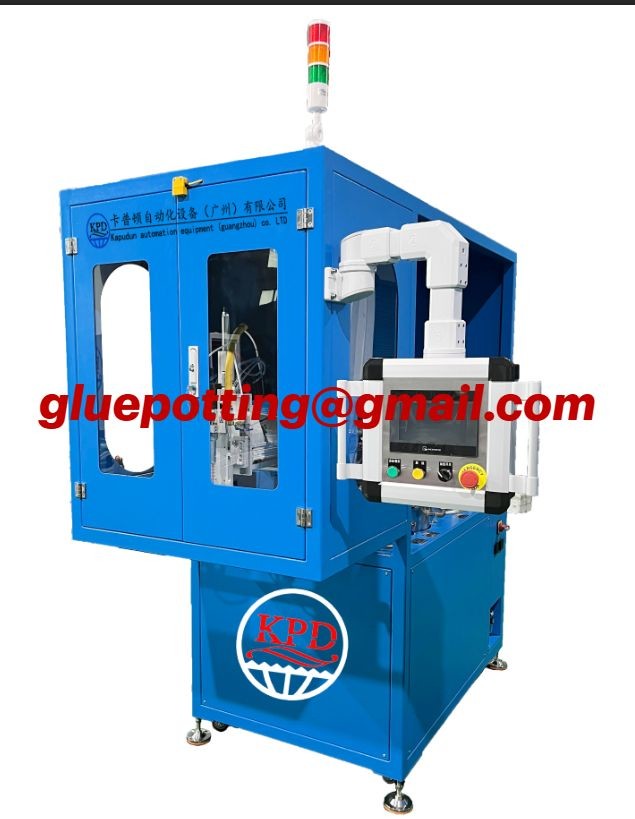 Epoxy PU Dispensing Machine 3D Sticker Epoxies Doming Machine High Efficiency Manufacturing Production Line