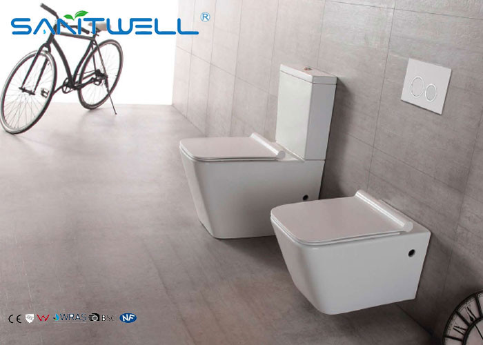 Square p trap Wall Mounted WC washdown closest Tpye 570*380*340 mm Size