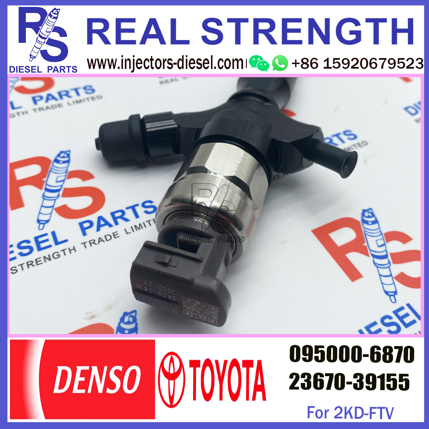 Toyota Driver Injector 0950006870 Fuel Injector Assembly 095000 6870 095000-6870 for Toyota 1KD-FTV