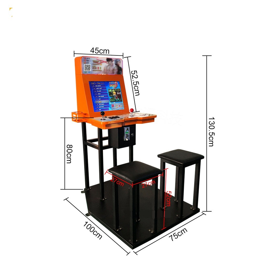 Pandora Game 9 Mini Arcade Machine With 1500 Classic Video Games Coin Operated
