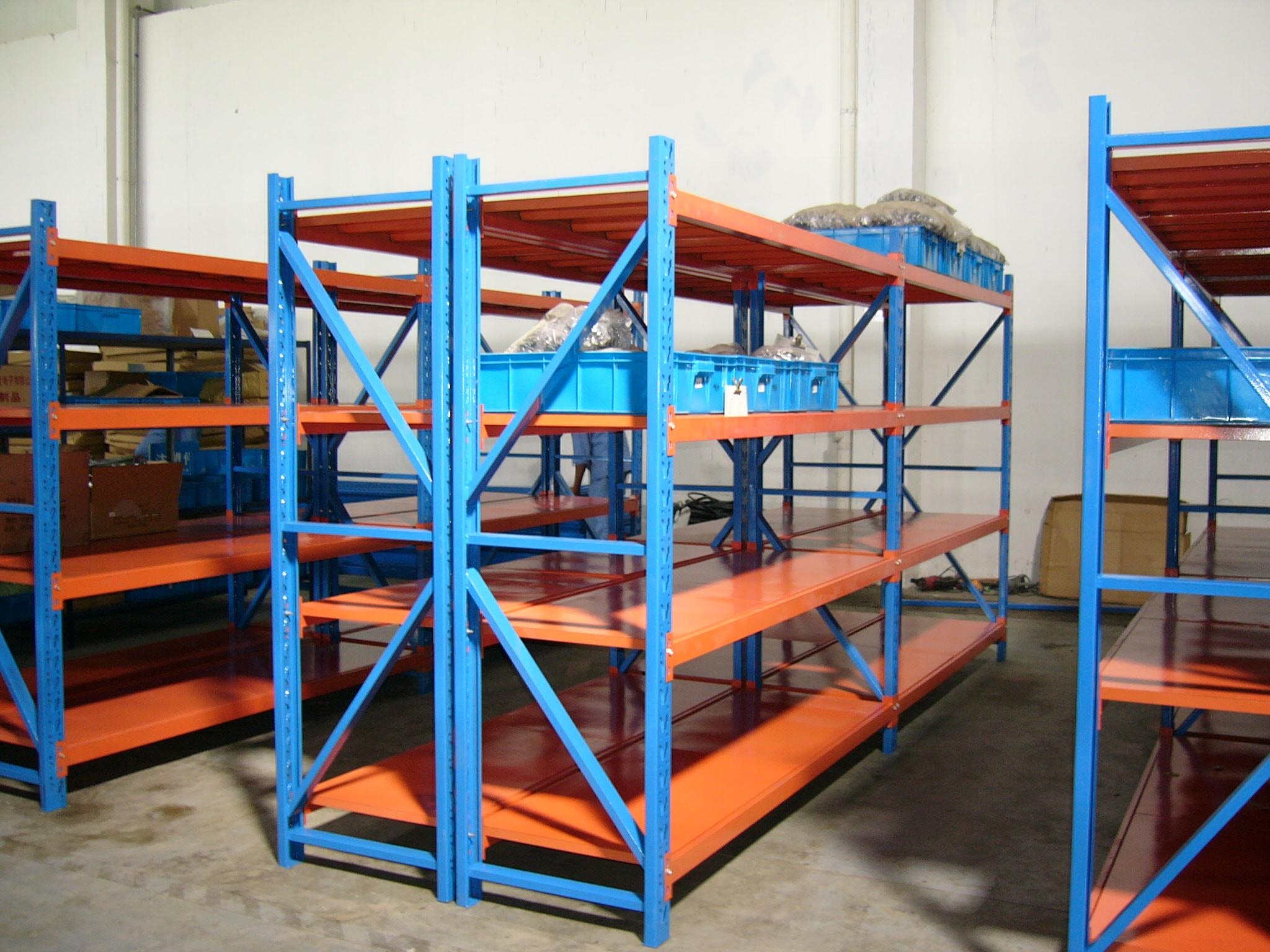 Durable Metal Light Duty Racking Loading Capacity 100~300kg / Layer