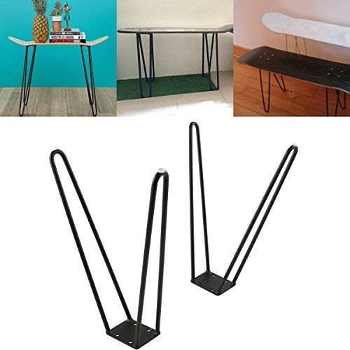 Customized Solid Metal Bar Skateboard Hairpin Table Legs Heavy Duty
