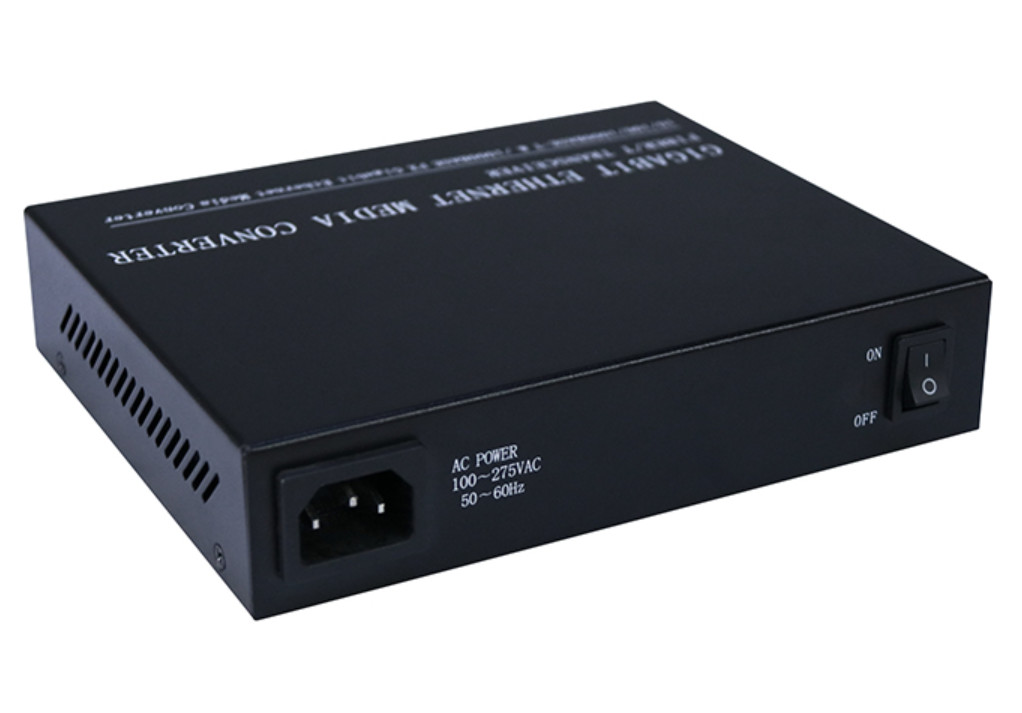 IP30 QoS SNMP Fiber Optical Converter 10/100/1000 Gigabit 4 Rj45 1.25Gbps