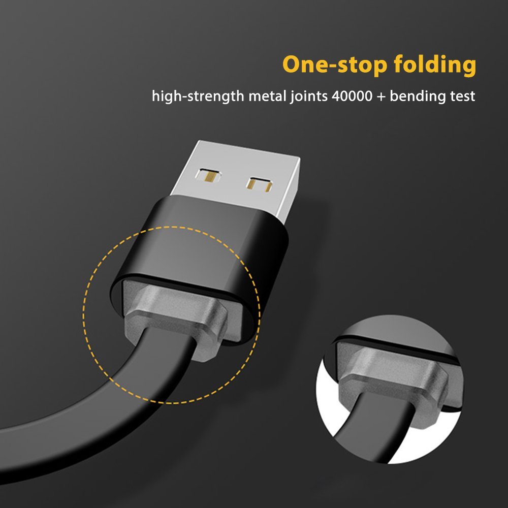 Colorful 3 In 1 Braided Charging Cable Stable Current Fast Data Transmission