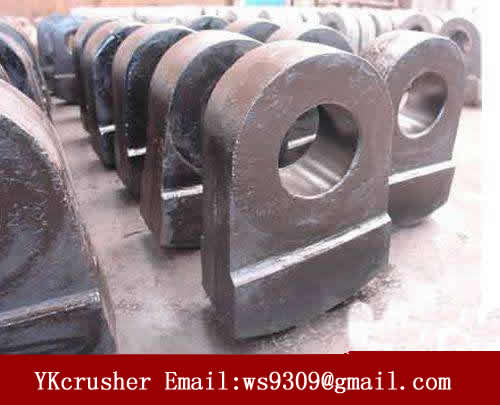 High Reduction Ration Limestone Crusher Machine / Hammer Mill Crusher Simple Structure