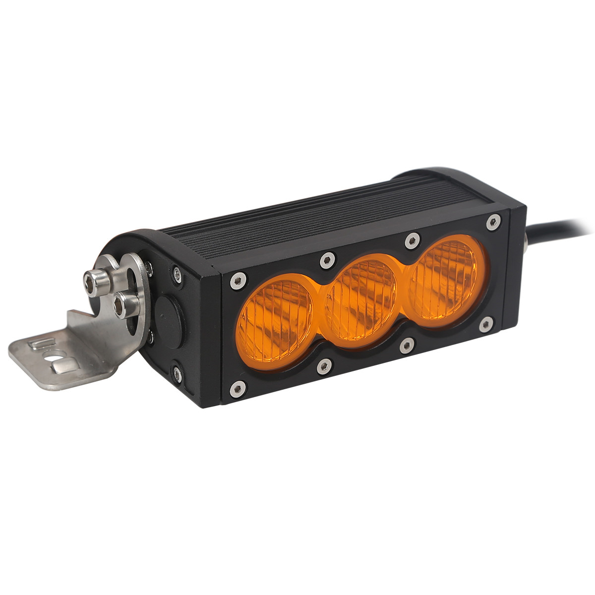 H Style 30W Yellow Color 3pcs 10W CREE LED LIGHT BAR 6000K 10-30V Combo Beam,Flood Beam, Spot beam