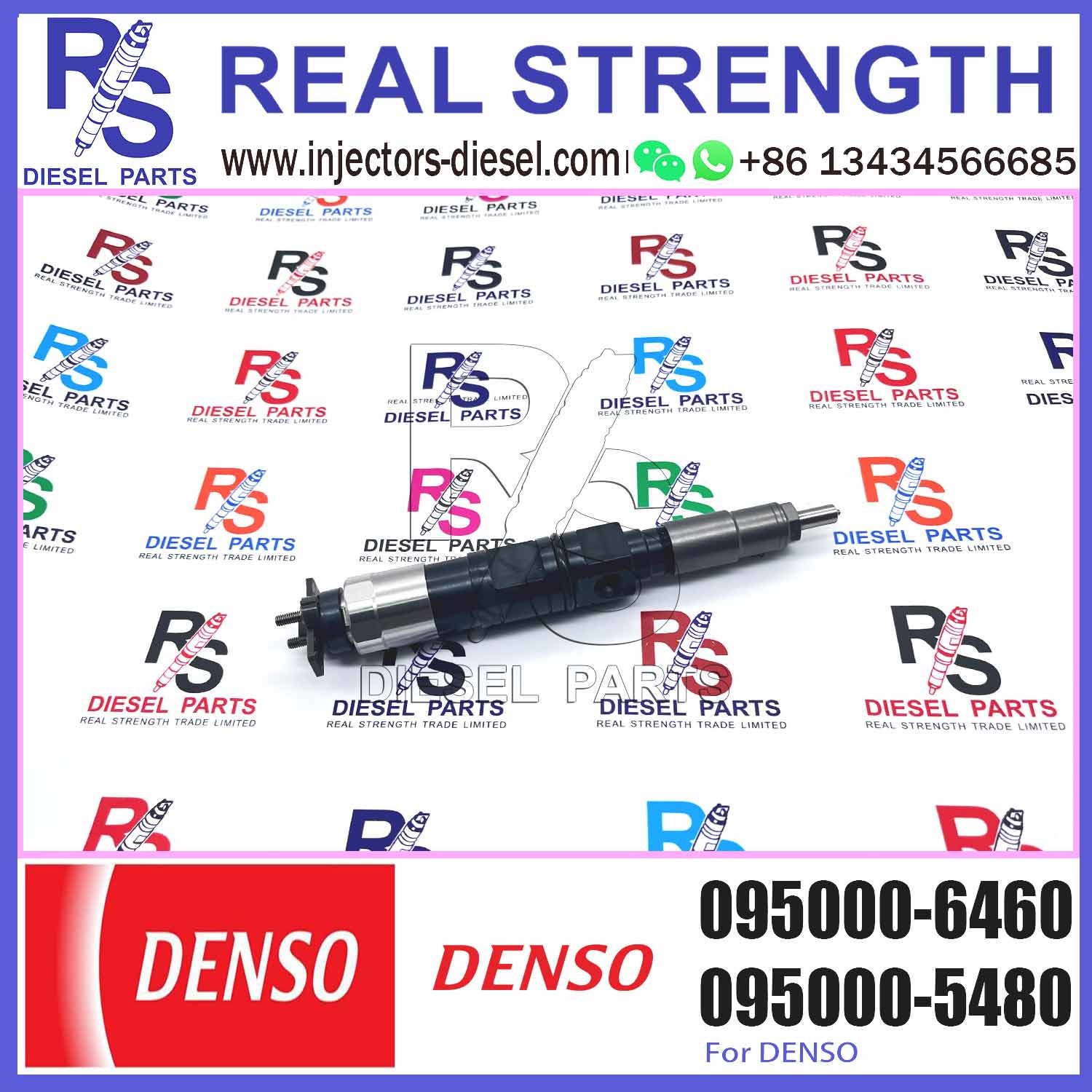 Diesel Fuel Common Rail Injector 095000-5480 For JOHN DEERE Tractor 6045 RE520240 RE520333