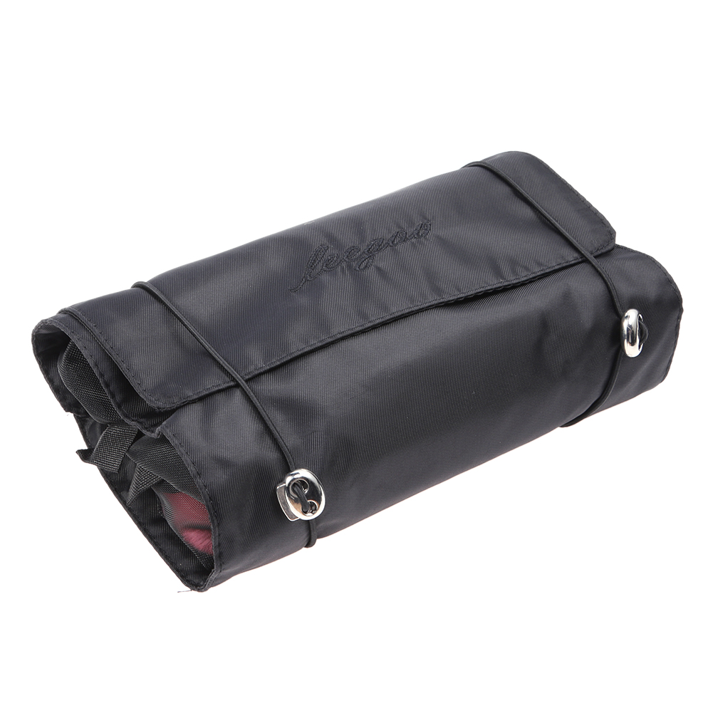 Cheapest 4PCS in 1 Cosmetic Bag For Women Zipper Mesh Separable Cosmetics Pouch Ladies Foldable Nylon Bag Rope Makeup Bag