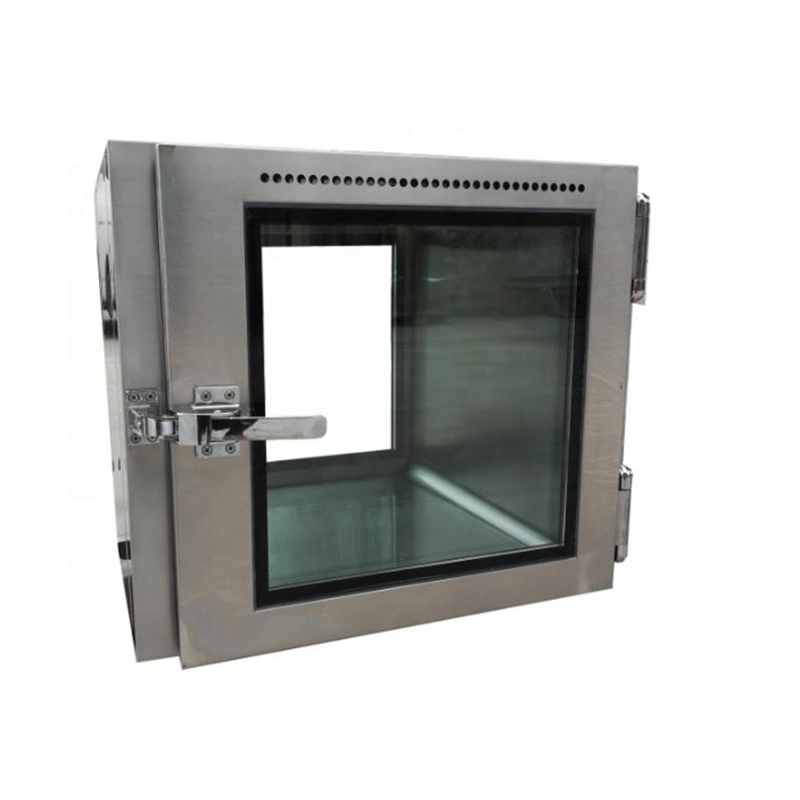 280W Lab Stainless Steel Pass Box Electrogalvanized Metal Transfer Window CE