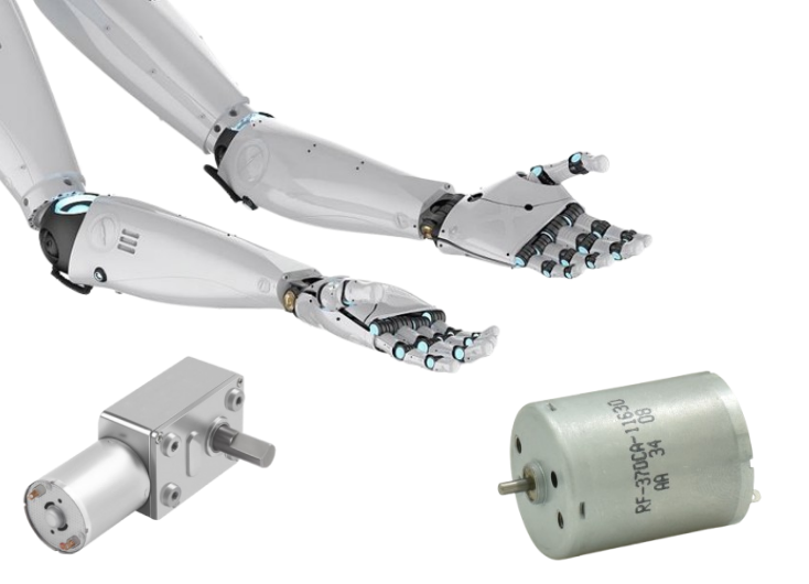 Carbon Brush 370 Mini Motor Used in Robotic Arm Robot Joint