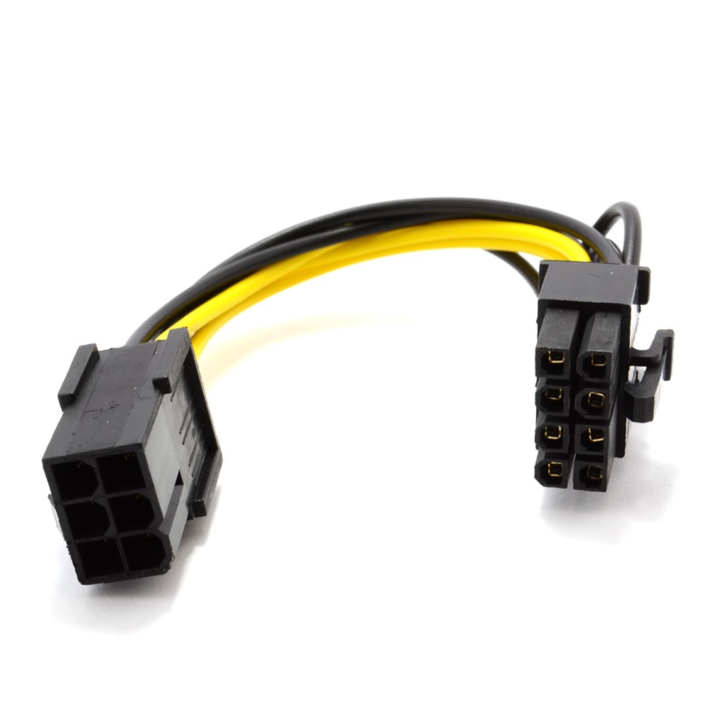 6pin PCI-E to 8pin PCI Express Cable Adapter