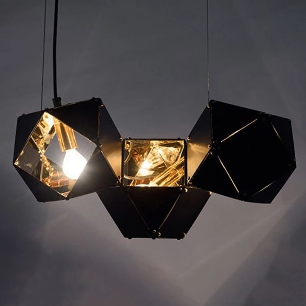 Modern home decor led lights pendant light lamps Riddle Linear Suspension(WH-AP-628)