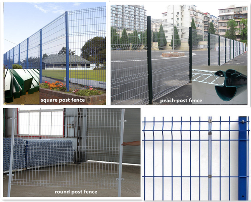 cheap welded wire mesh curved fence / high security fence panels / garden fence wire fencing