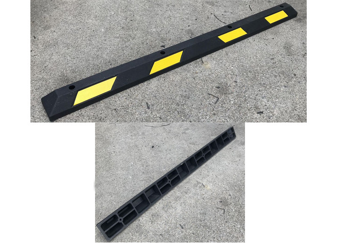 1650mm 2000mm Reclyed Garage Rubber Car Wheel Stopper